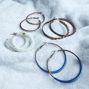 Hoop Earrings (4 sets)